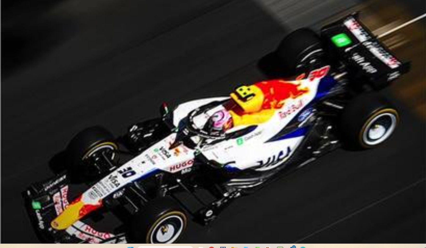 2026 Visa Cash App 5th Monaco GP Liam Lawson w/pit board