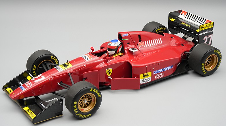 1994  Ferrari 412 F1 German GP Jean Alesi w/smooth tires/driver