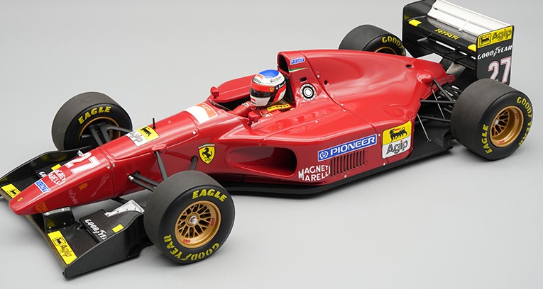 1994 Ferrari 412 F1 Brazil GP Jean Alesi w/smooth tires w/driver