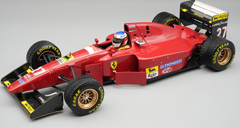 1994  Ferrari 412 F1 Japan GP Jean Alesi w/raining tires w/driver