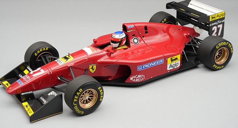 1994 Ferrari 412 F1 Canadian GP Jean Alesi w/smooth tires w/driver