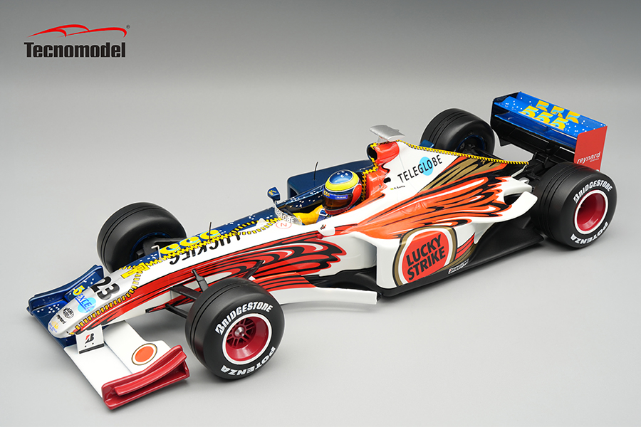 1999 Bar Supertec F1 French GP R. Zonta w/rain tires