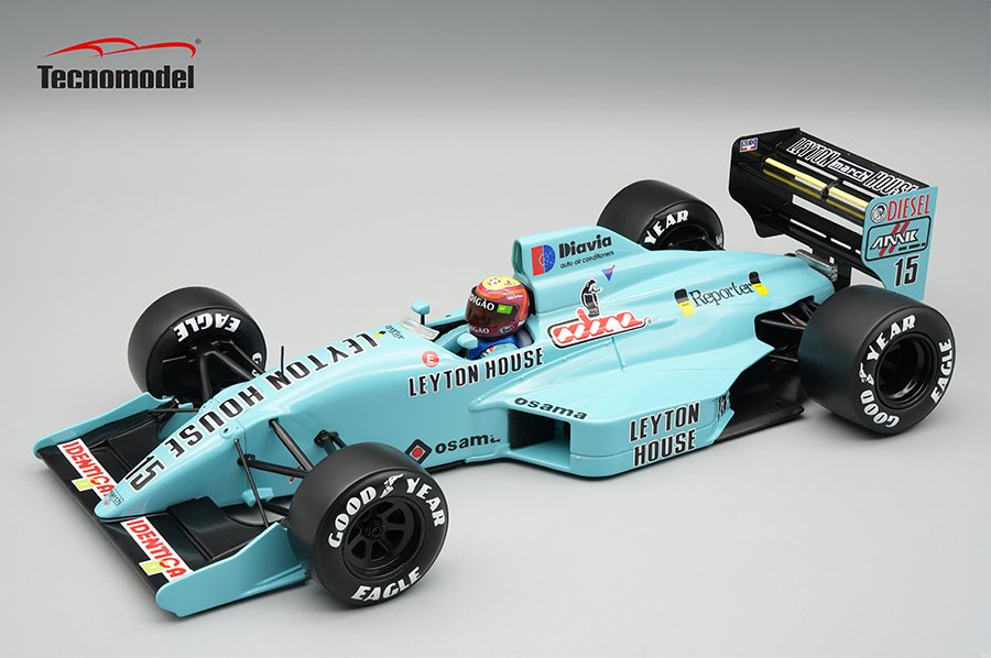 1988 March 881 F1 Italian GP Mauricio Gugelmin w/driver