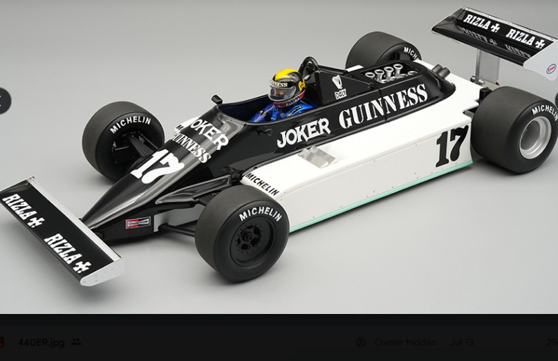 1981 March 811 F1 USA GP D. Daly w/driver