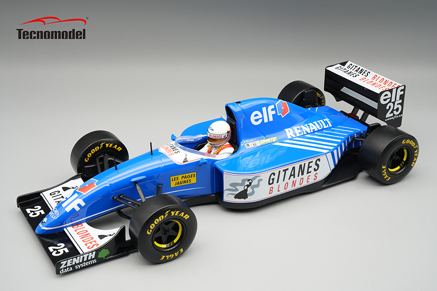 1993 Ligier JS39 F1 S Africa GP Brundle w/driver