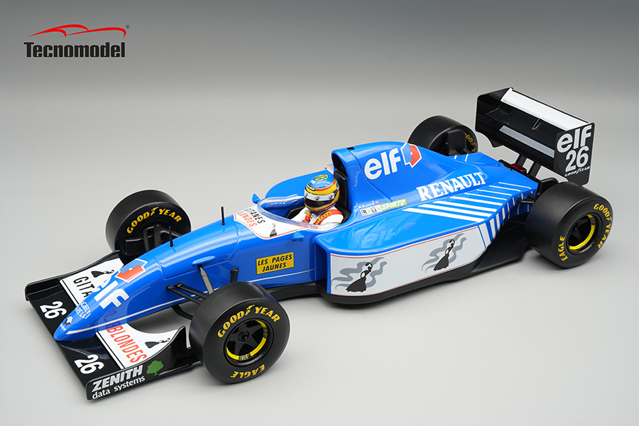 1993 Ligier JS39 F1 German GP Blundeli w/driver