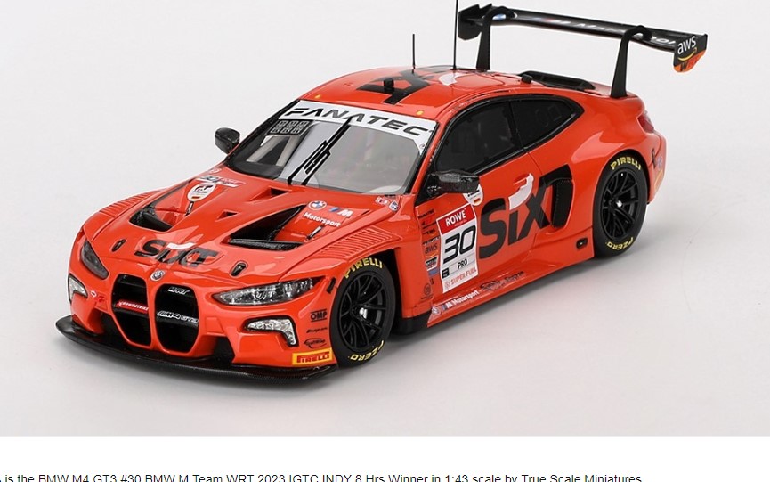 2023 BMW M4 GT3 Indy 8 Hrs. Winner